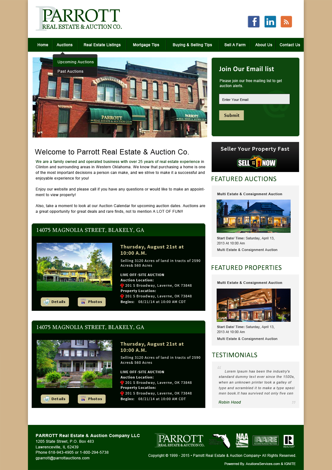 Wordpress Design by Creative X Designs for AuctionServices.com, Inc. | Design #5513562