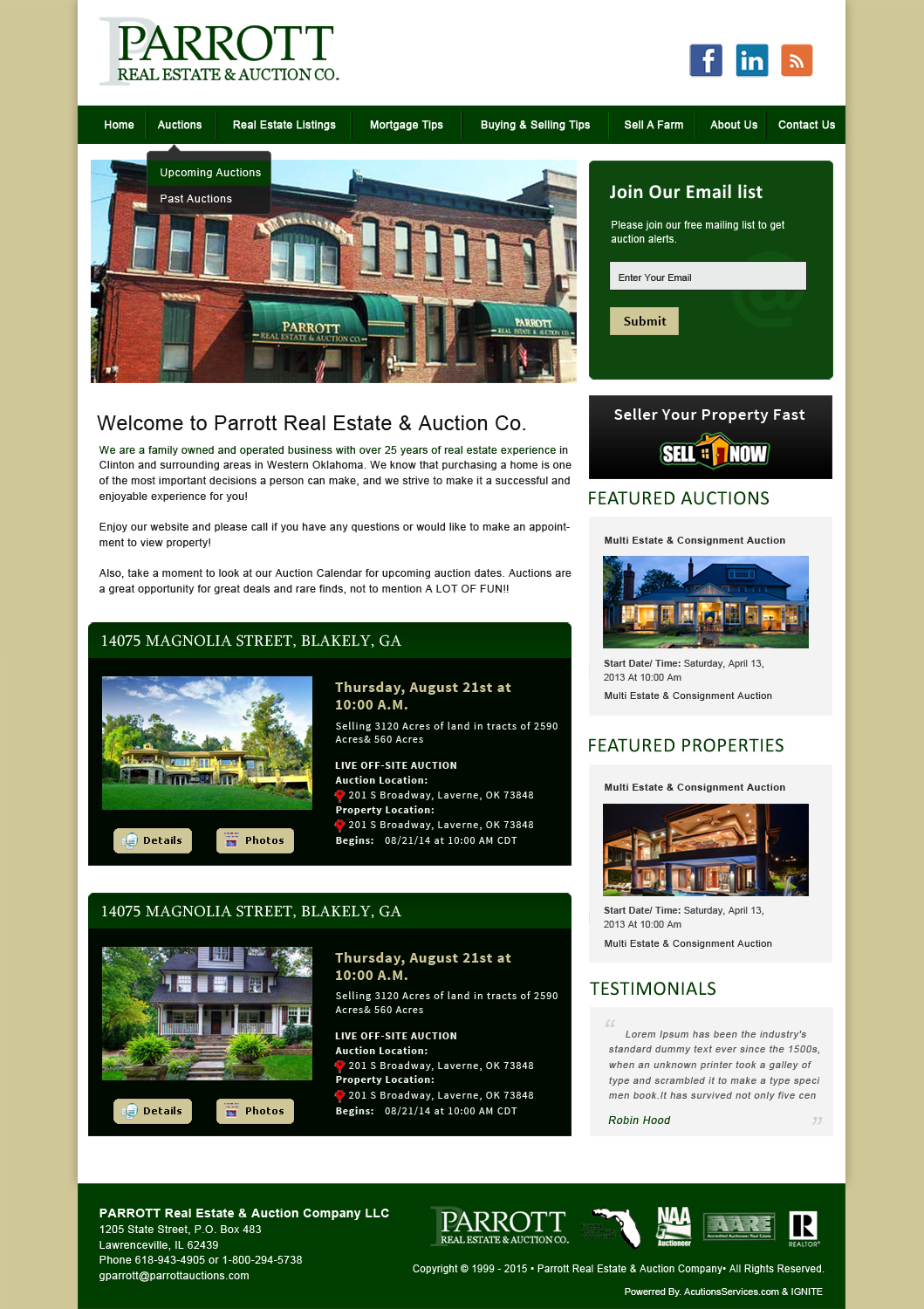 Wordpress Design by Creative X Designs for AuctionServices.com, Inc. | Design #5513581