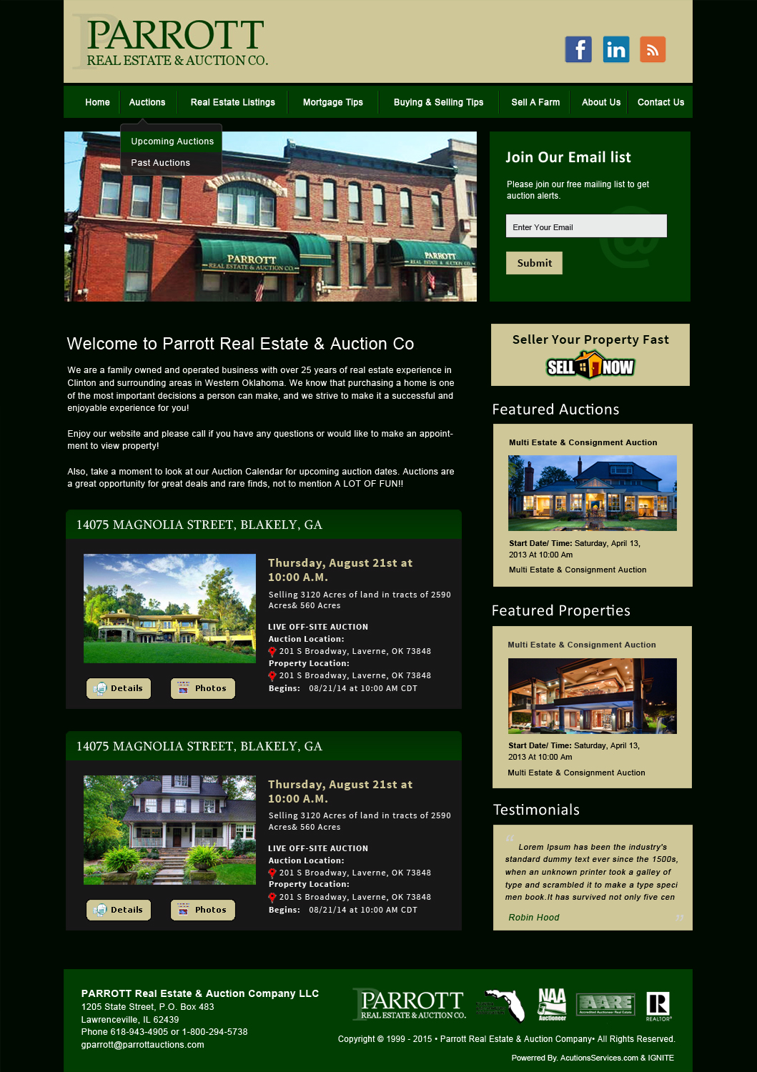 WordPress-Design von Creative X Designs für AuctionServices.com, Inc. | Design #5514296