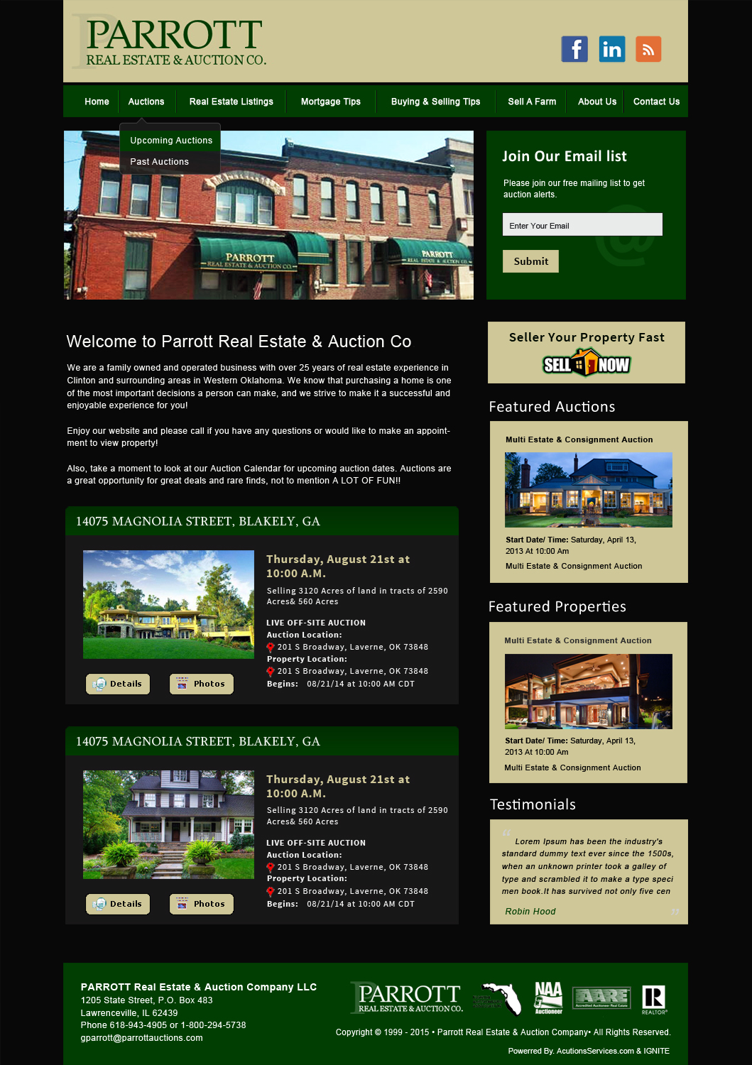 Wordpress Design by Creative X Designs for AuctionServices.com, Inc. | Design #5514386