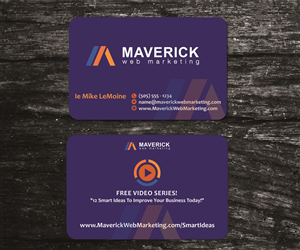 Design de Carte de Visite par uk pour Maverick Web Video | Design : #5486864