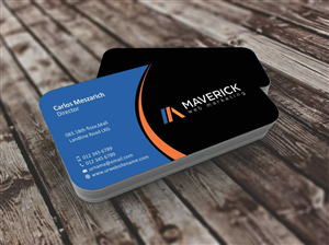 Diseño de Tarjeta de Presentación por szabist para Maverick Web Video | Diseño: #5485698