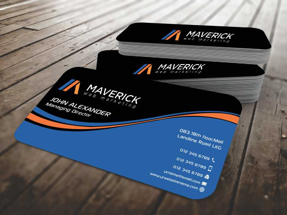 Diseño de Tarjeta de Presentación por szabist para Maverick Web Video | Diseño #5485701