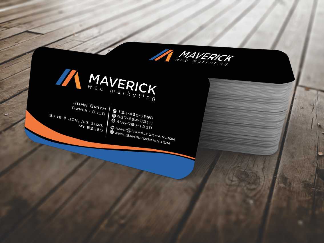 Diseño de Tarjeta de Presentación por szabist para Maverick Web Video | Diseño #5485704