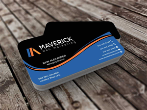 Diseño de Tarjeta de Presentación por szabist para Maverick Web Video | Diseño: #5485706