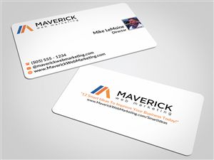 Design de Carte de Visite par AFHUN pour Maverick Web Video | Design : #5495639
