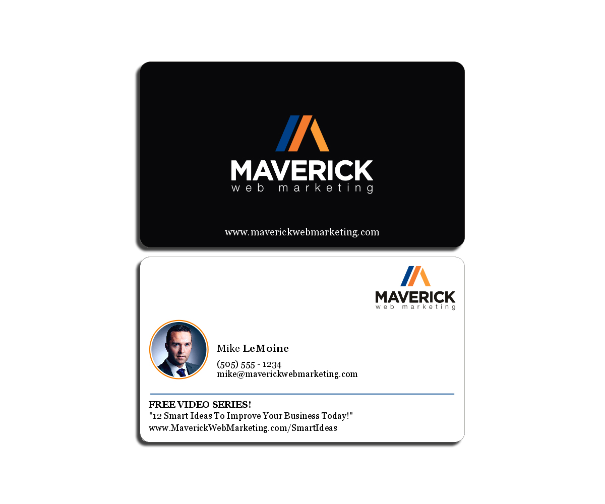Visitenkarten-Design von DZINO für Maverick Web Video | Design #5486017