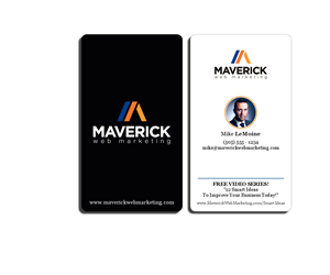 Business Card Design by DZINO for Maverick Web Video | Design: #5486030