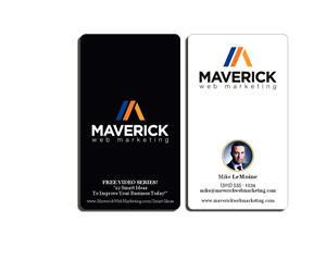Business Card Design by DZINO for Maverick Web Video | Design: #5486037