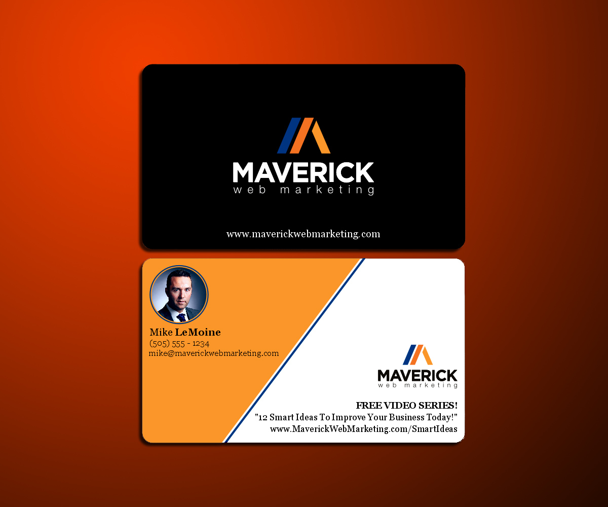 Diseño de Tarjeta de Presentación por DZINO para Maverick Web Video | Diseño #5486360