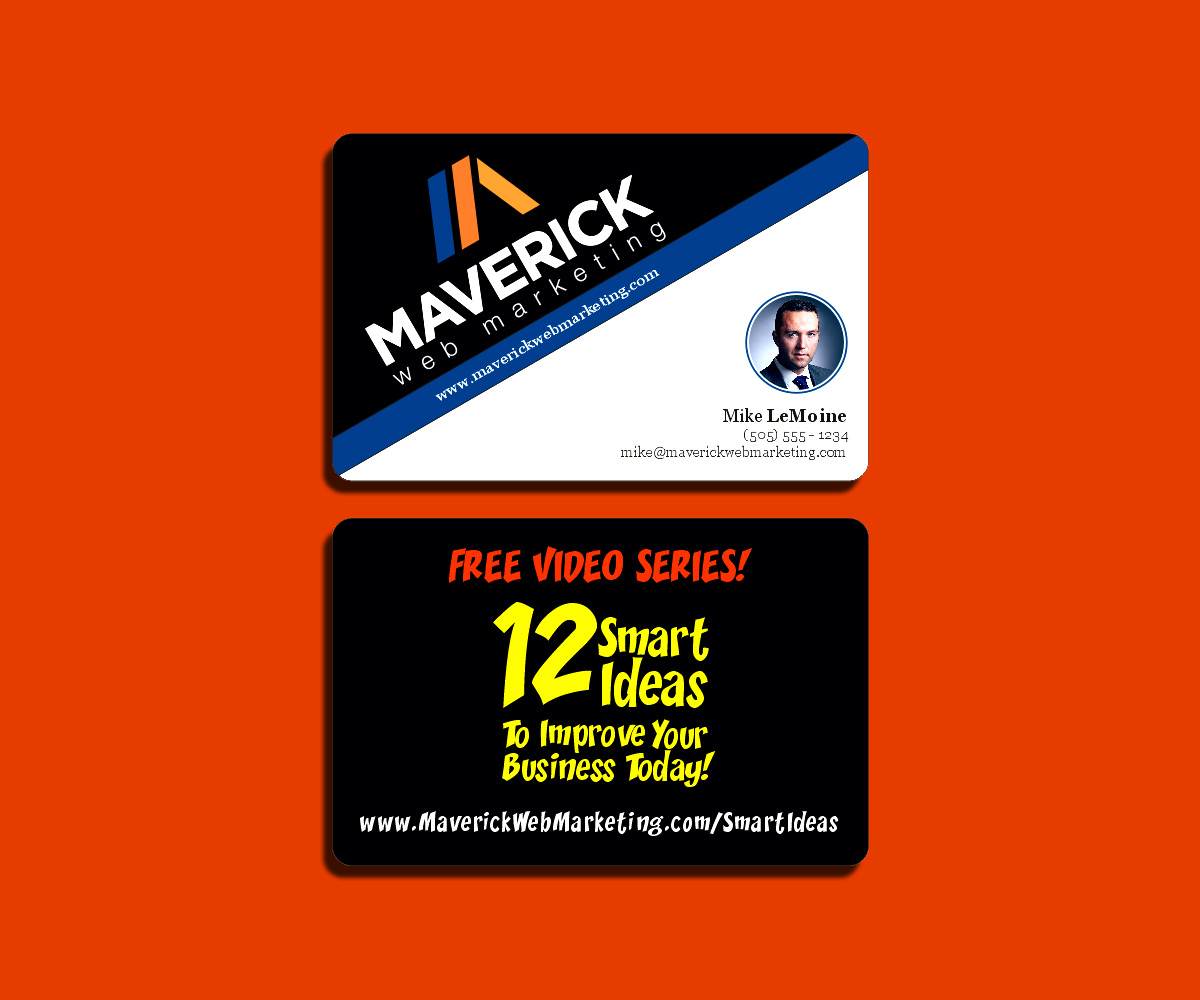 Diseño de Tarjeta de Presentación por DZINO para Maverick Web Video | Diseño #5496979