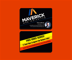Diseño de Tarjeta de Presentación por DZINO para Maverick Web Video | Diseño: #5496991