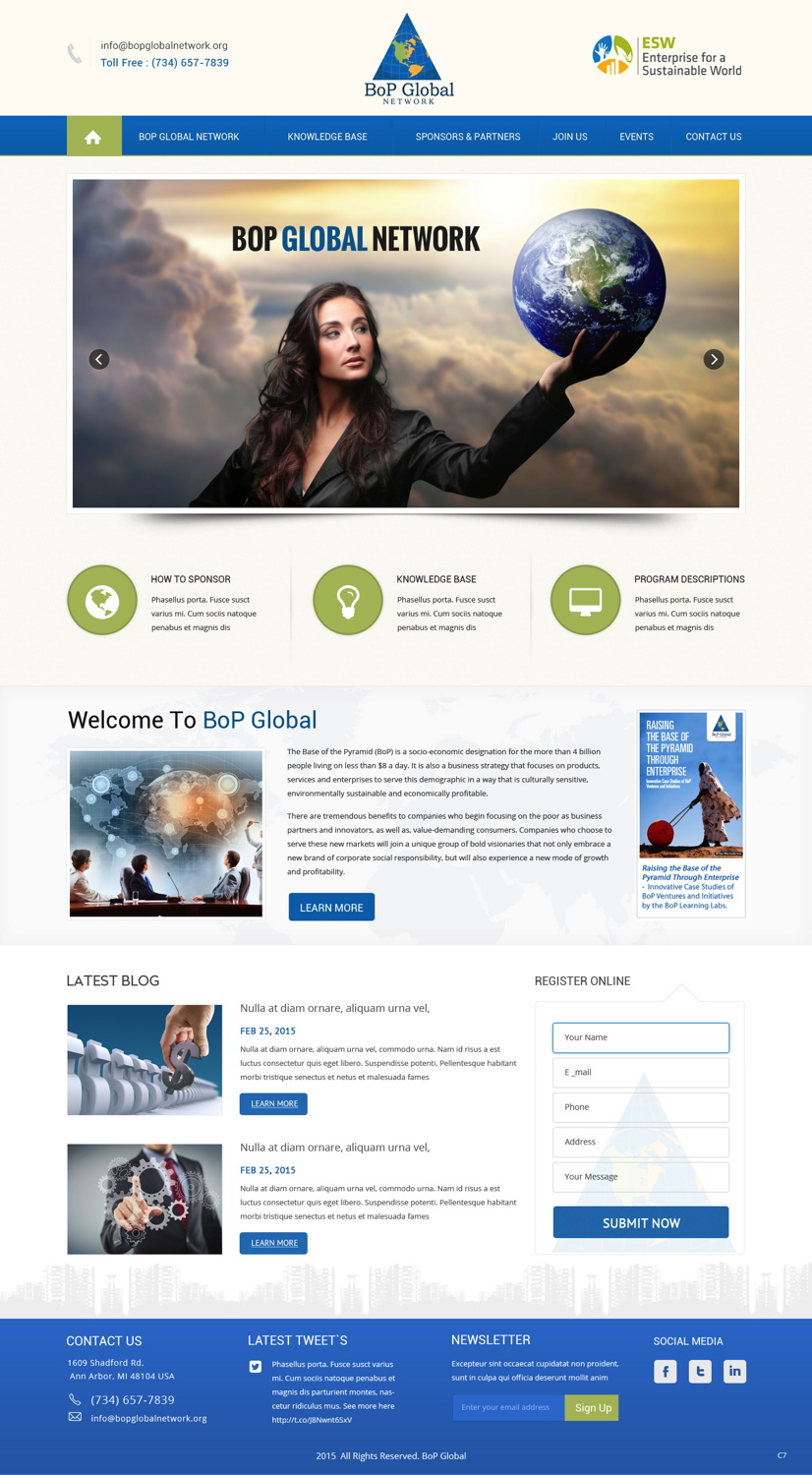 Web Design by pb for ESW | Design #5503577