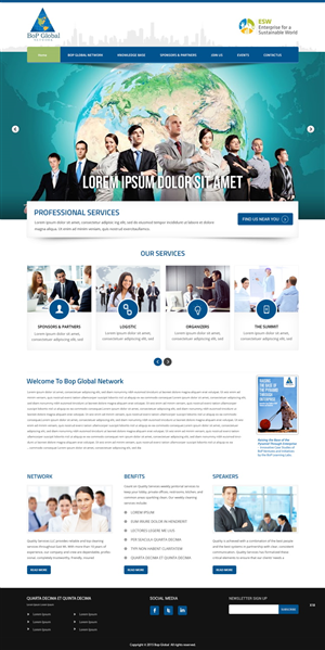 Web Design by pb for ESW | Design: #5503591