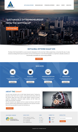 Web Design by pb for ESW | Design: #5503628
