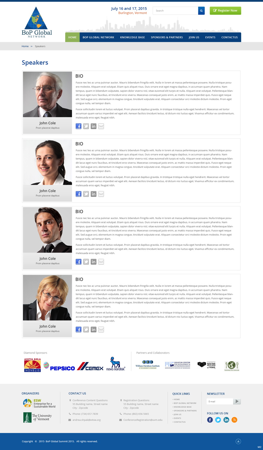 Web Design by pb for ESW | Design #5526134