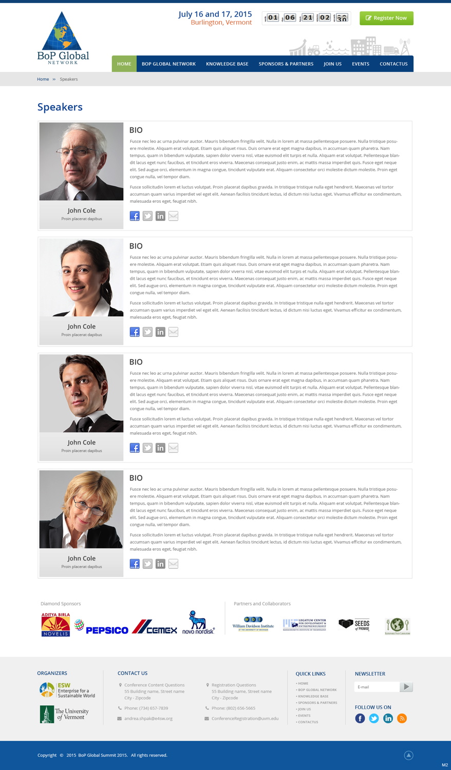 Web Design by pb for ESW | Design #5551485