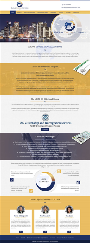 International Real Estate Investment Management Company Webpage | Web-Design von Sbss