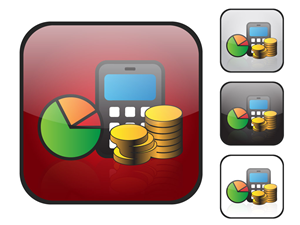 Accounting software icon | Icon Design by HyperTime Studio