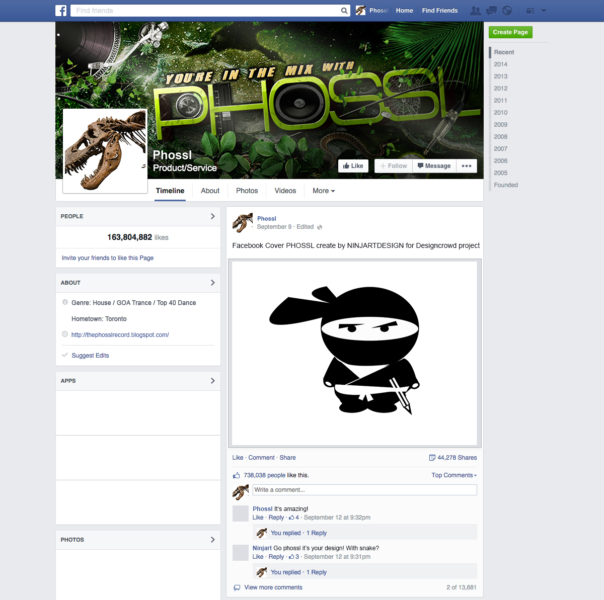 Facebook Design by NinjartDesign for Gap Wireless Inc. | Design #5503307