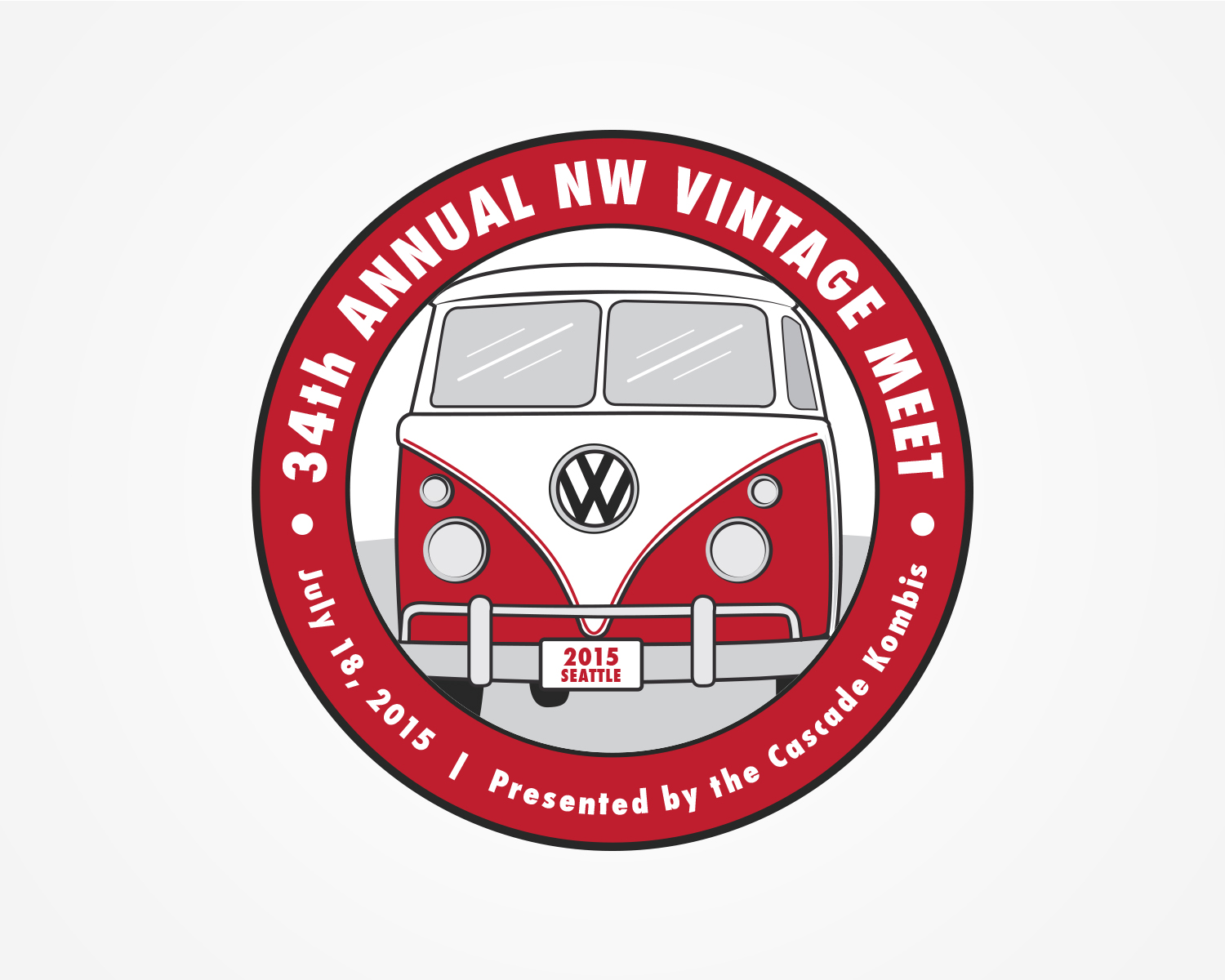 Logo Design by quelita09 for Cascade Kombis Vintage VW Club | Design #5559889