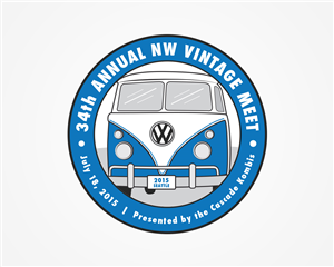 Logo Design by quelita09 for Cascade Kombis Vintage VW Club | Design: #5559893