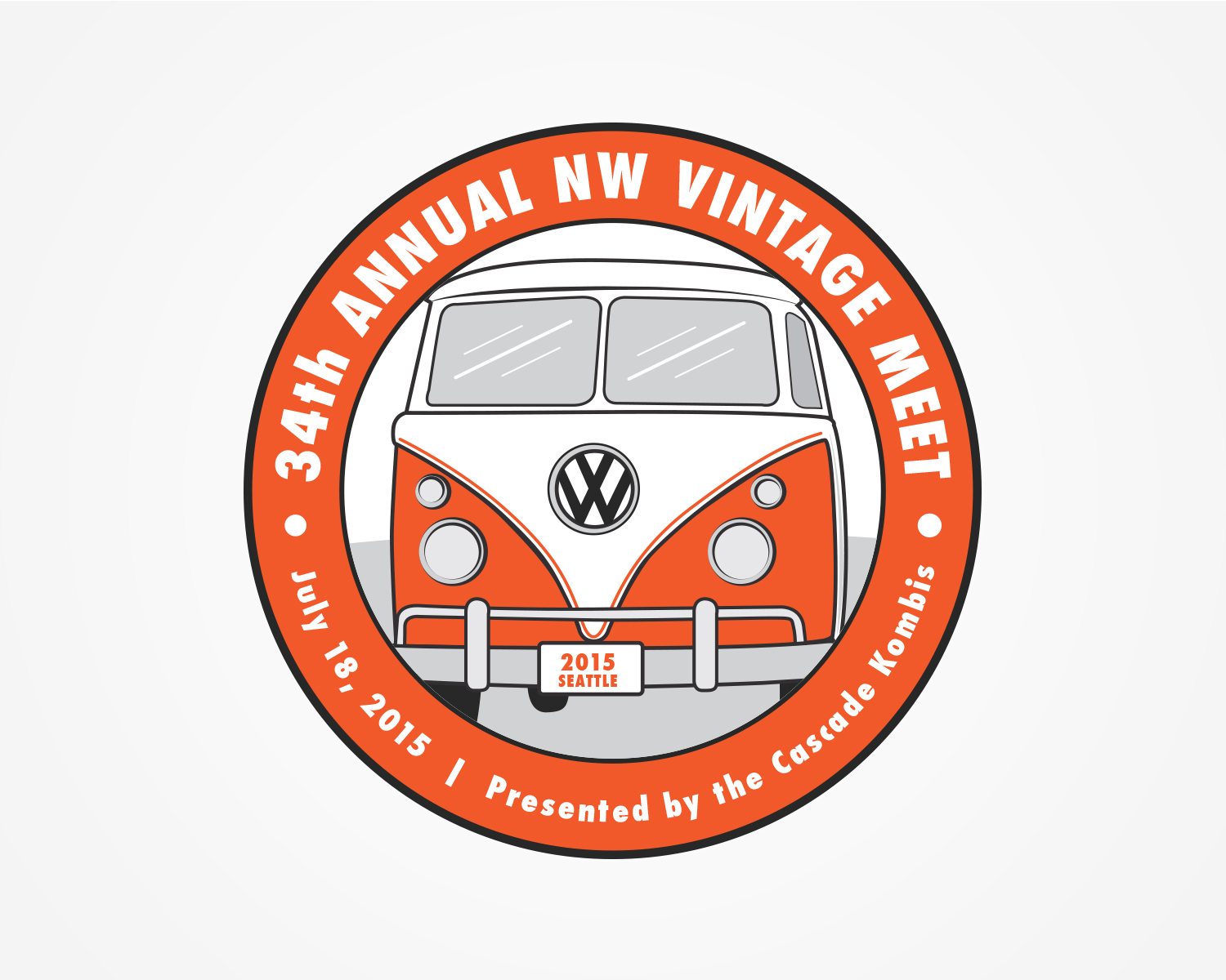 Logo Design by quelita09 for Cascade Kombis Vintage VW Club | Design #5559896