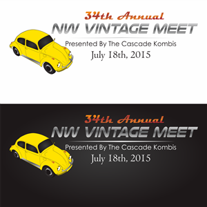 Logo Design by ahmadhl for Cascade Kombis Vintage VW Club | Design #5581315