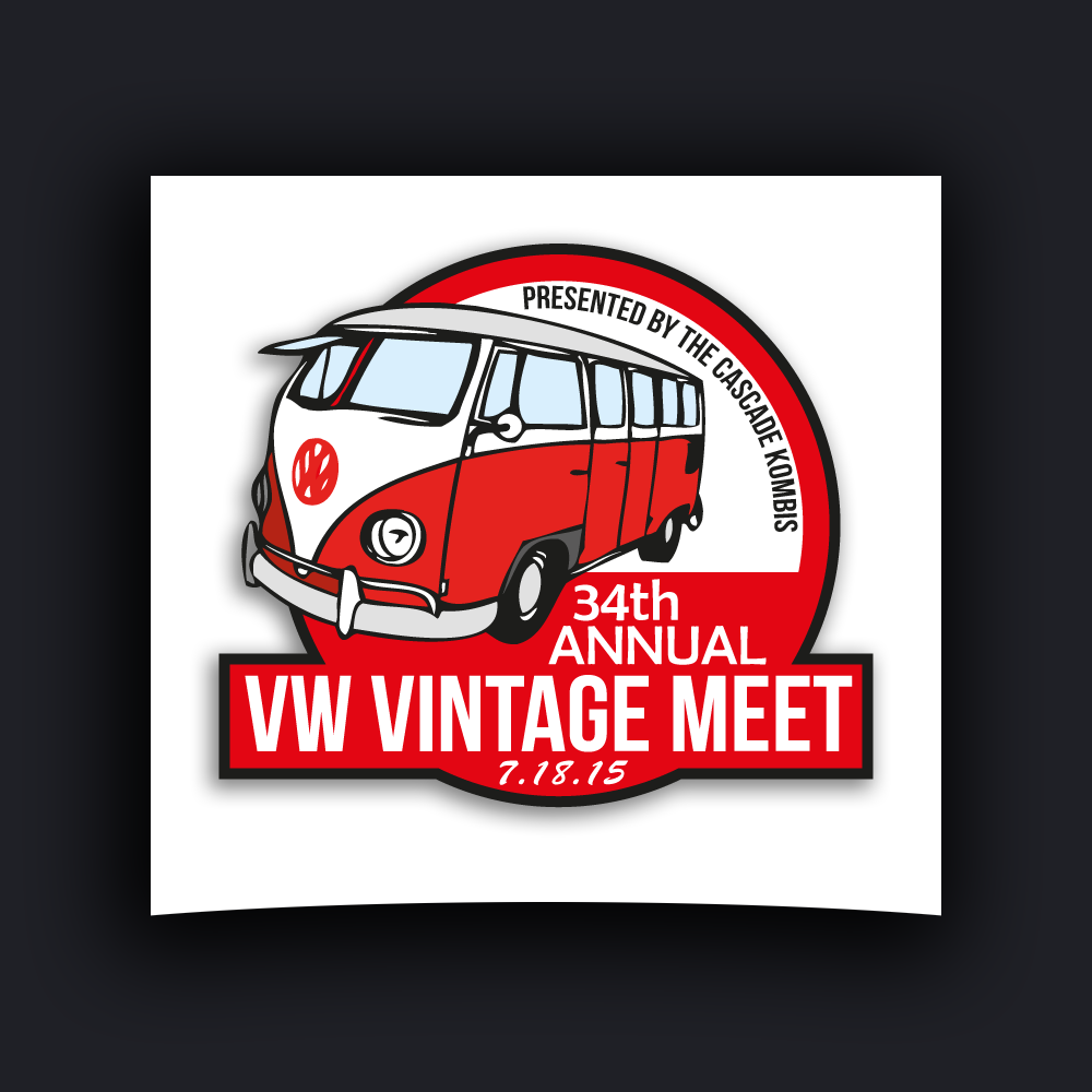 Logo Design by ADL Designs for Cascade Kombis Vintage VW Club | Design #5486919