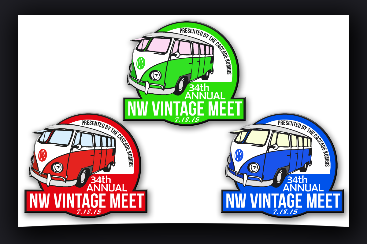 Logo-Design von ADL Designs für Cascade Kombis Vintage VW Club | Design #5561575