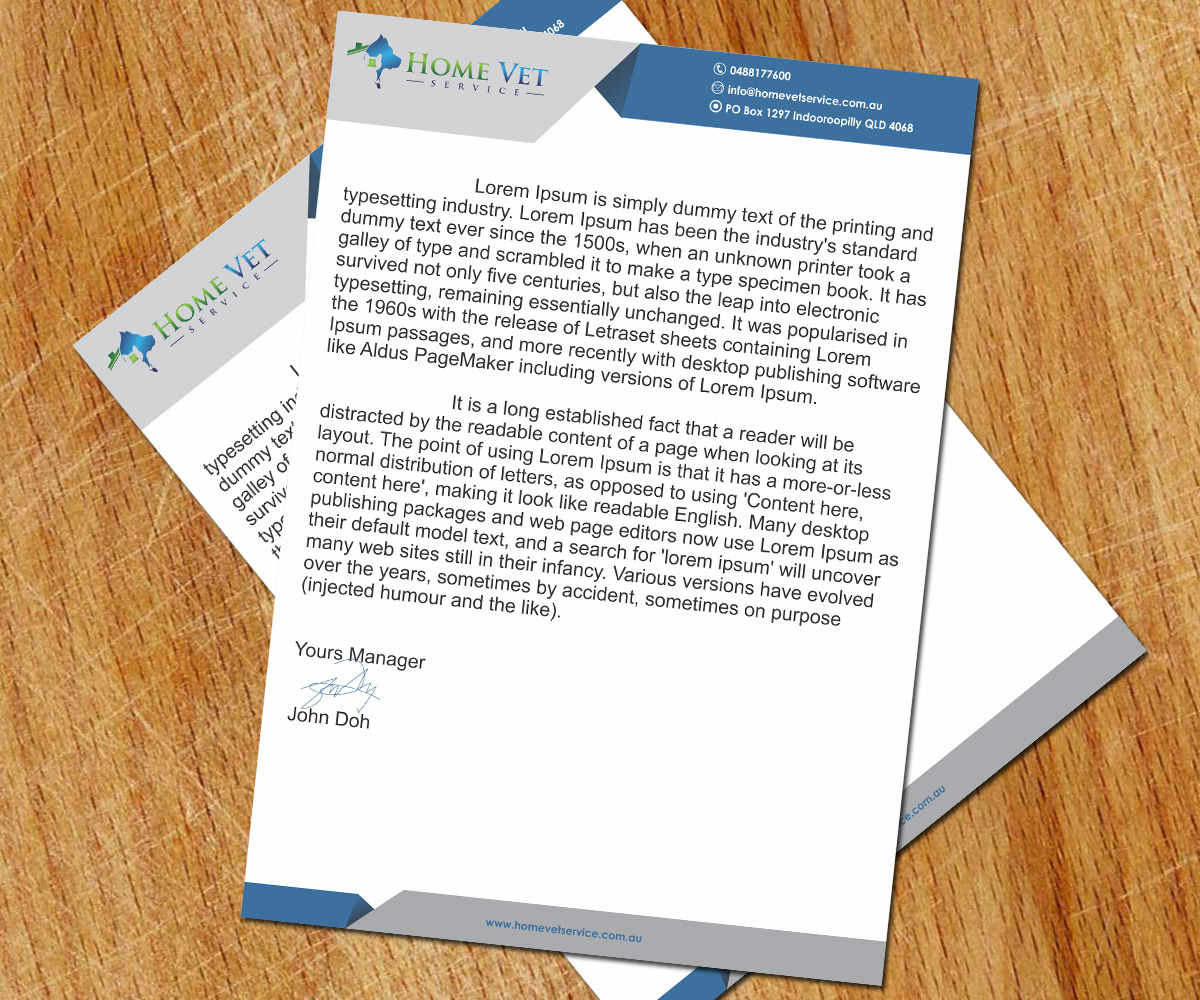 Letterhead Design by Ernest Owusu for this project | Design #6156748
