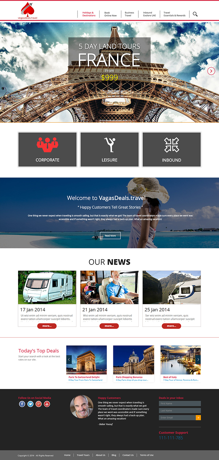 Web Design by iLibart for this project | Design #5497298