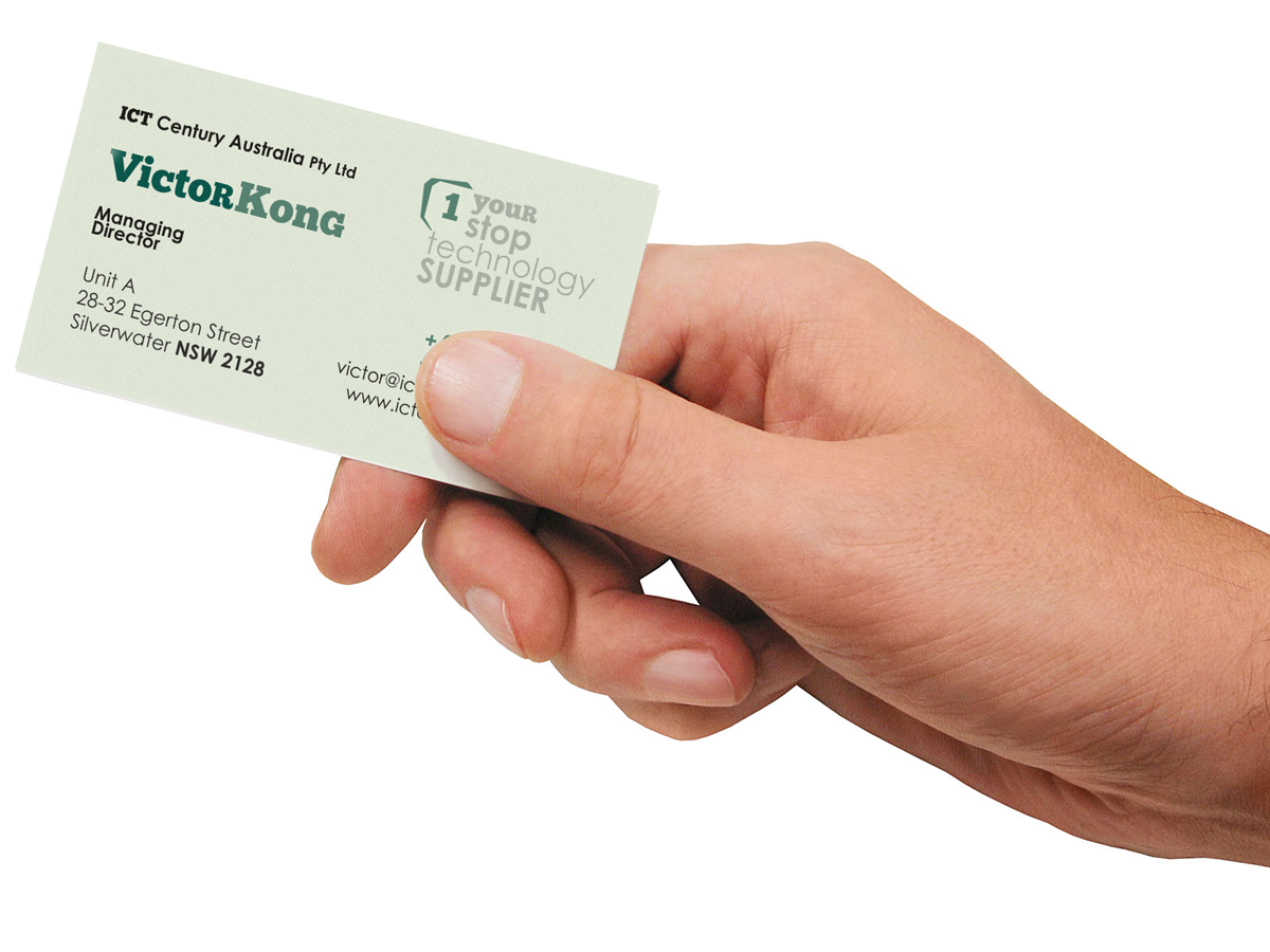 Business Card Design by sorana for ICT Century Australia Pty Ltd | Design #1572985