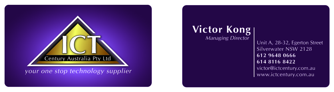 Diseño de Tarjeta de Presentación por Milager para ICT Century Australia Pty Ltd | Diseño #1515164