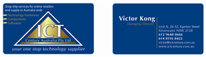 Business Card Design by Milager for ICT Century Australia Pty Ltd | Design #1515225