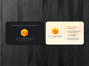 Diseño de Tarjeta de Presentación por Atvento Graphics para ICT Century Australia Pty Ltd | Diseño: #1582902
