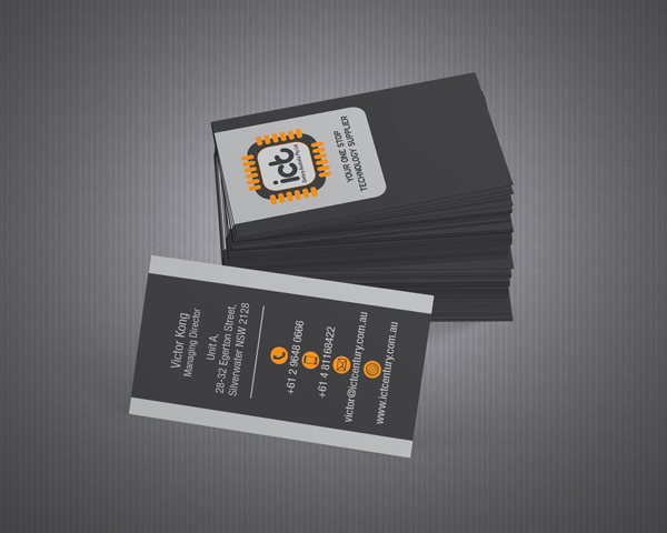 Diseño de Tarjeta de Presentación por Seon para ICT Century Australia Pty Ltd | Diseño #1563805