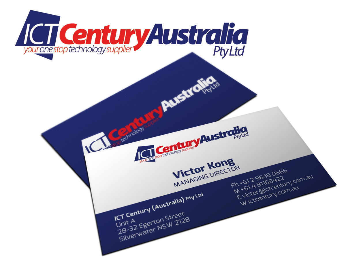 Diseño de Tarjeta de Presentación por MIM design para ICT Century Australia Pty Ltd | Diseño #1521718