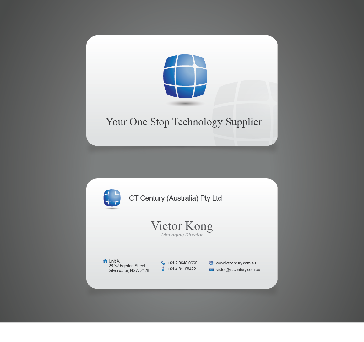 Diseño de Tarjeta de Presentación por Blind para ICT Century Australia Pty Ltd | Diseño #1511507