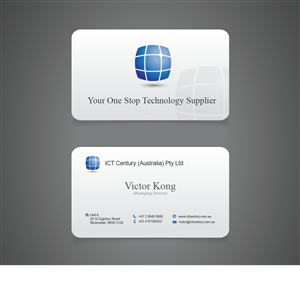 Diseño de Tarjeta de Presentación por Blind para ICT Century Australia Pty Ltd | Diseño: #1511507
