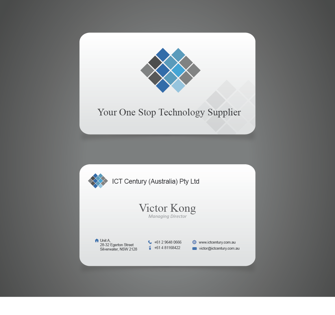 Diseño de Tarjeta de Presentación por Blind para ICT Century Australia Pty Ltd | Diseño #1555473