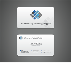 Diseño de Tarjeta de Presentación por Blind para ICT Century Australia Pty Ltd | Diseño: #1555473