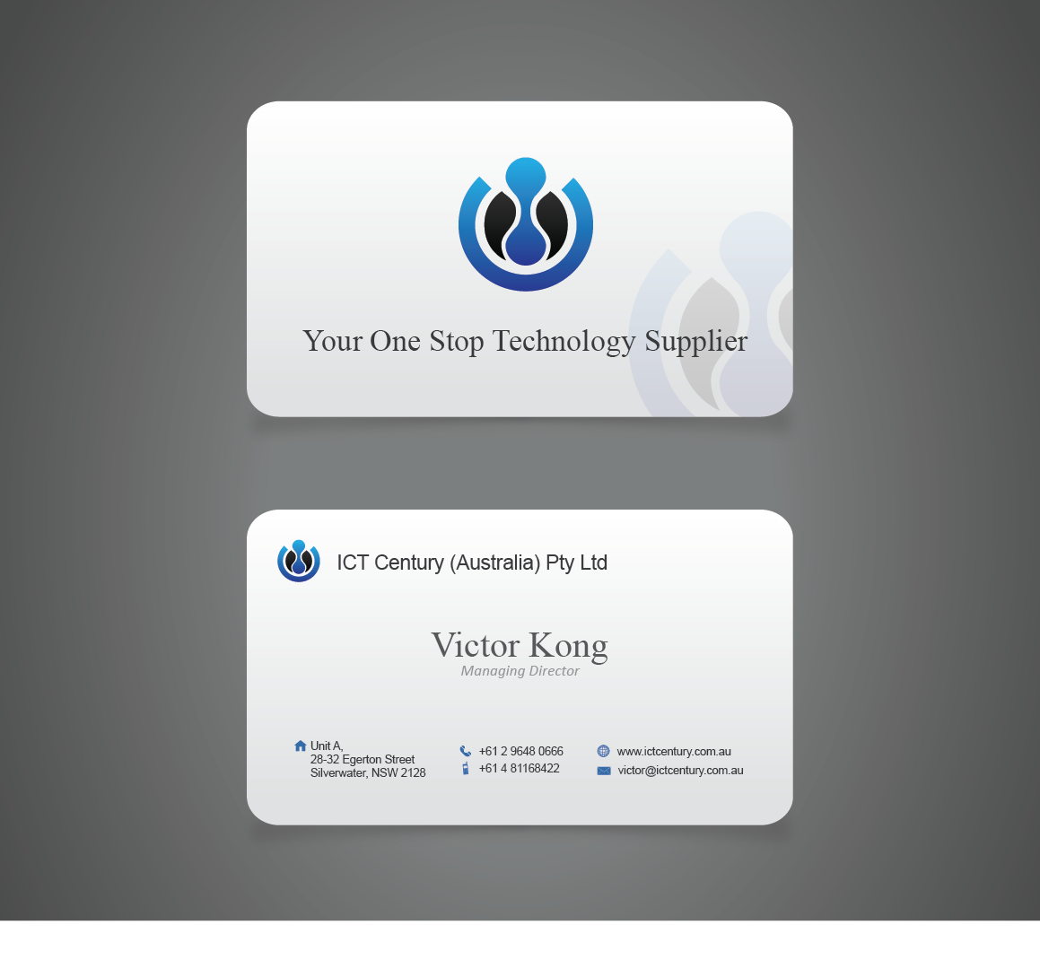 Diseño de Tarjeta de Presentación por Blind para ICT Century Australia Pty Ltd | Diseño #1555480