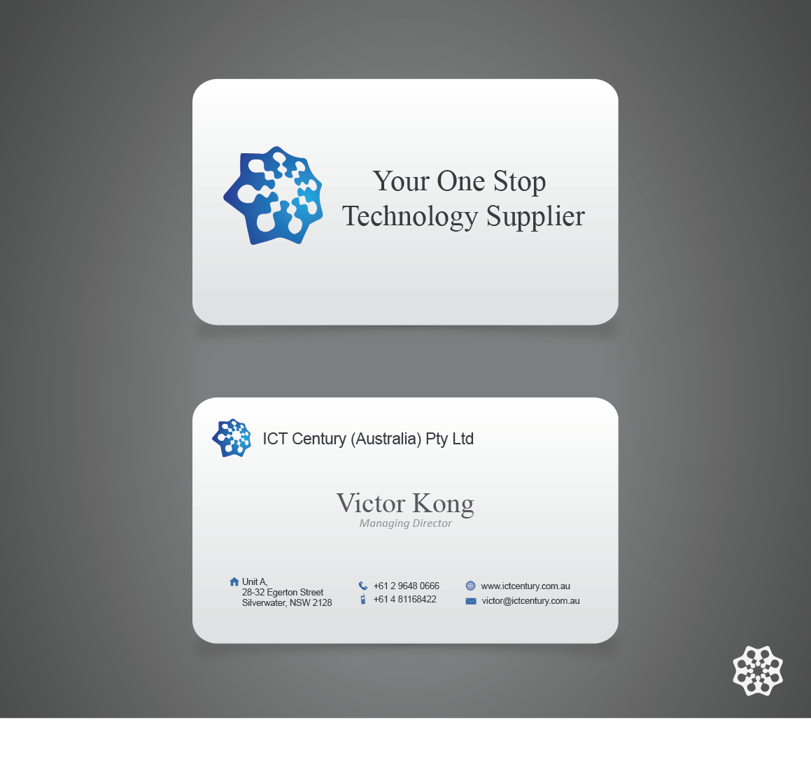 Diseño de Tarjeta de Presentación por Blind para ICT Century Australia Pty Ltd | Diseño #1555518