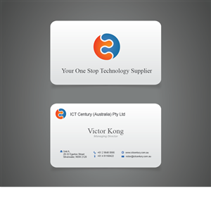 Diseño de Tarjeta de Presentación por Blind para ICT Century Australia Pty Ltd | Diseño: #1557780