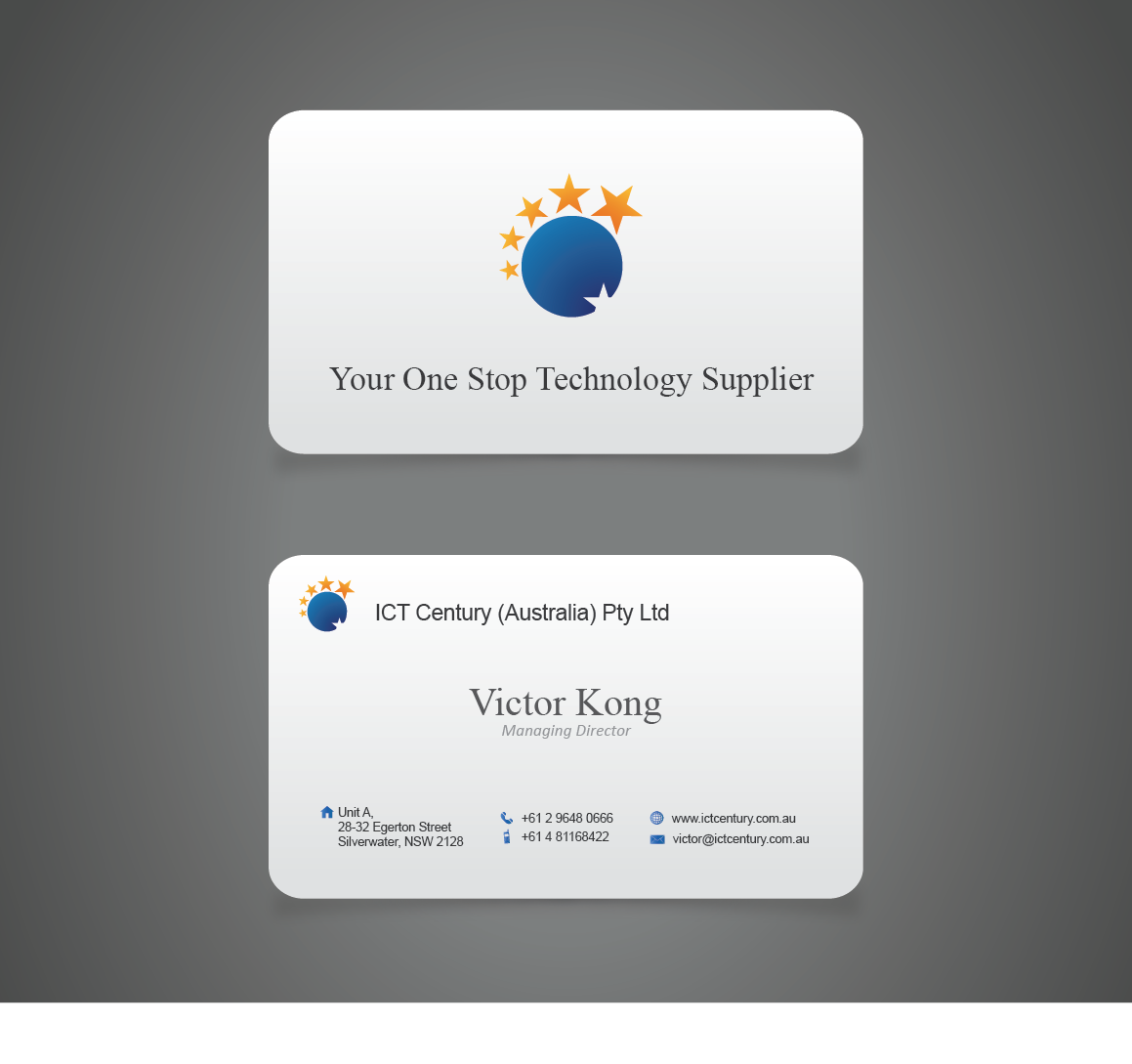 Diseño de Tarjeta de Presentación por Blind para ICT Century Australia Pty Ltd | Diseño #1557839