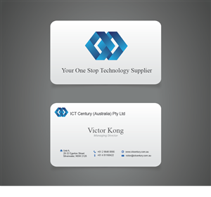 Diseño de Tarjeta de Presentación por Blind para ICT Century Australia Pty Ltd | Diseño: #1559889