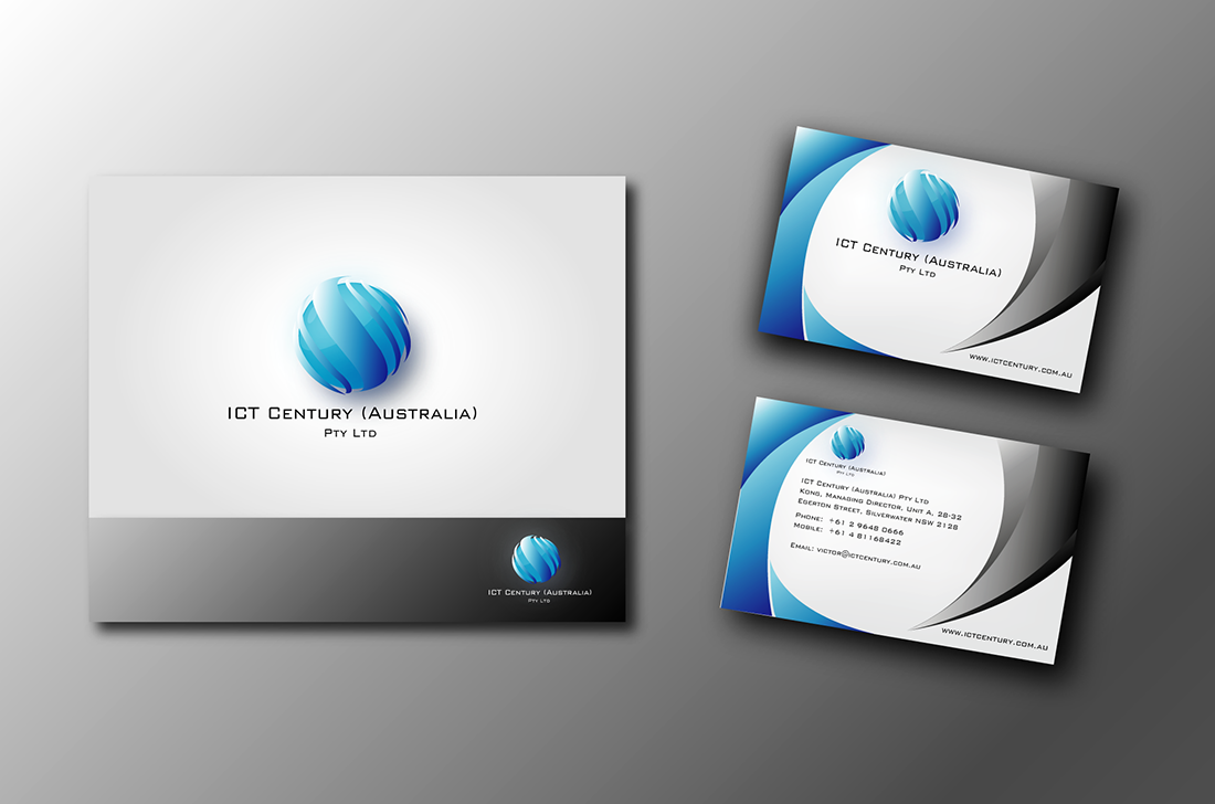 Diseño de Tarjeta de Presentación por nafizrahat para ICT Century Australia Pty Ltd | Diseño #1513397