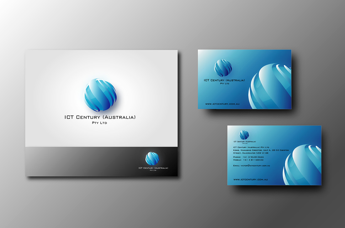 Diseño de Tarjeta de Presentación por nafizrahat para ICT Century Australia Pty Ltd | Diseño #1513507