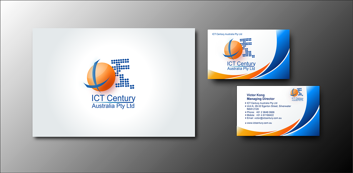Diseño de Tarjeta de Presentación por nafizrahat para ICT Century Australia Pty Ltd | Diseño #1542726